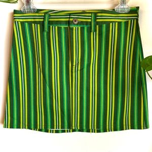 Vintage-inspired Striped Mini Skirt ❇️